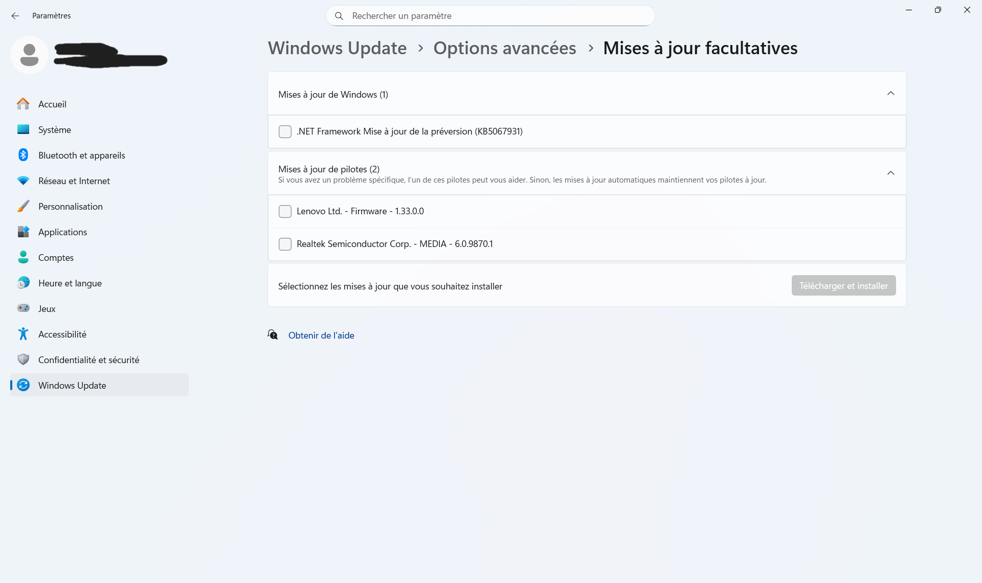 3ème image du guide pour l'utilitaire Windows Update