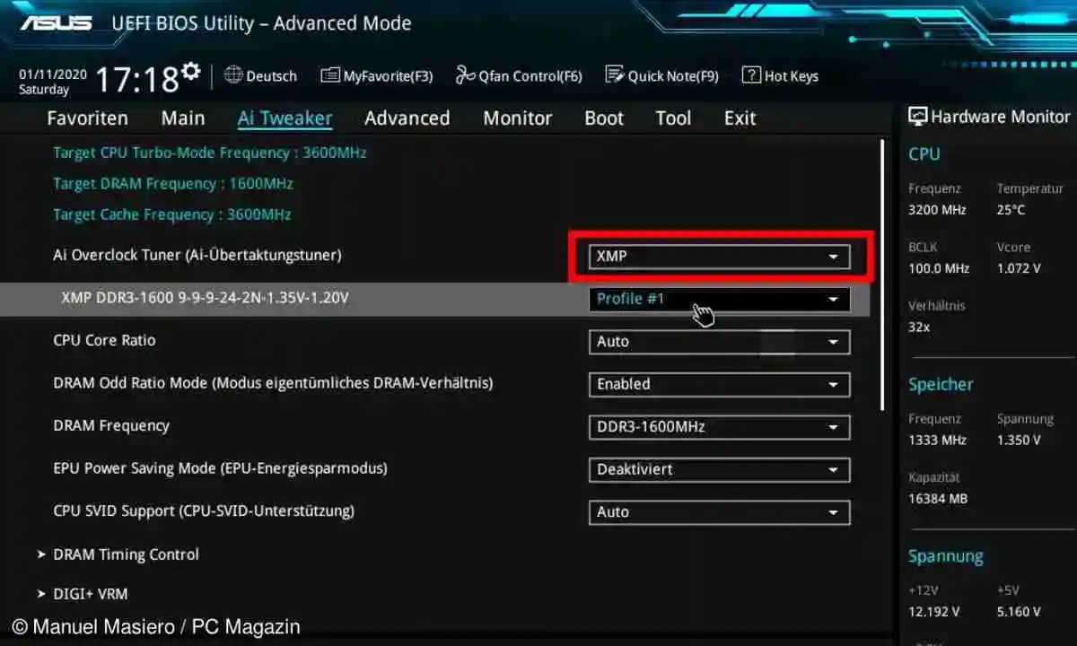 Cette image décrit le processus d'activation de l'outil XMP.